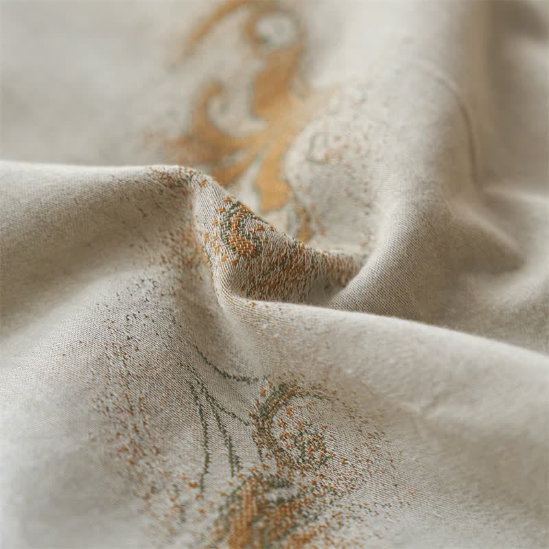 Ownkoti Cotton Gauze Jacquard Ornate Traditional Bedding - image 33