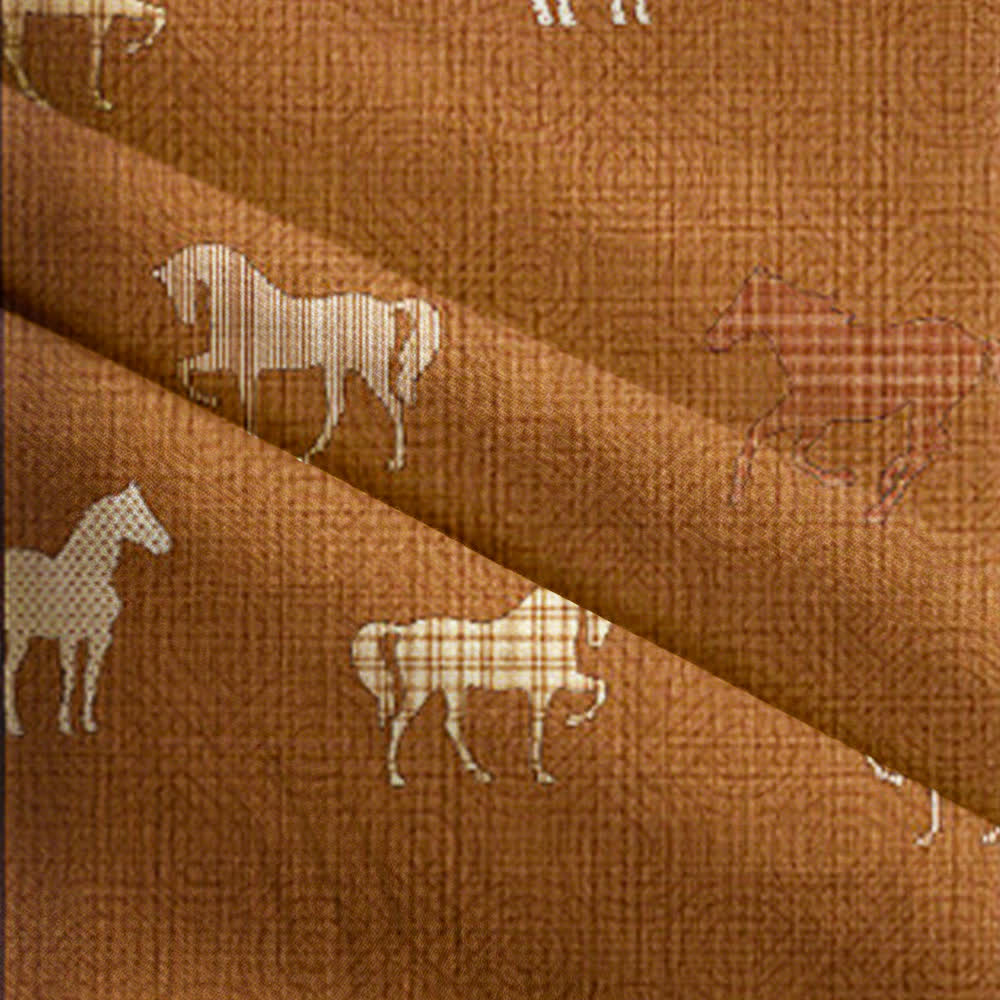 Ownkoti Brown Equestrian Room Divider Door Curtain - image 4