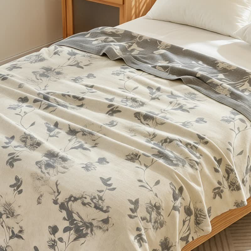 Ownkoti Vintage Floral Cotton Quilt Blanket - image 1