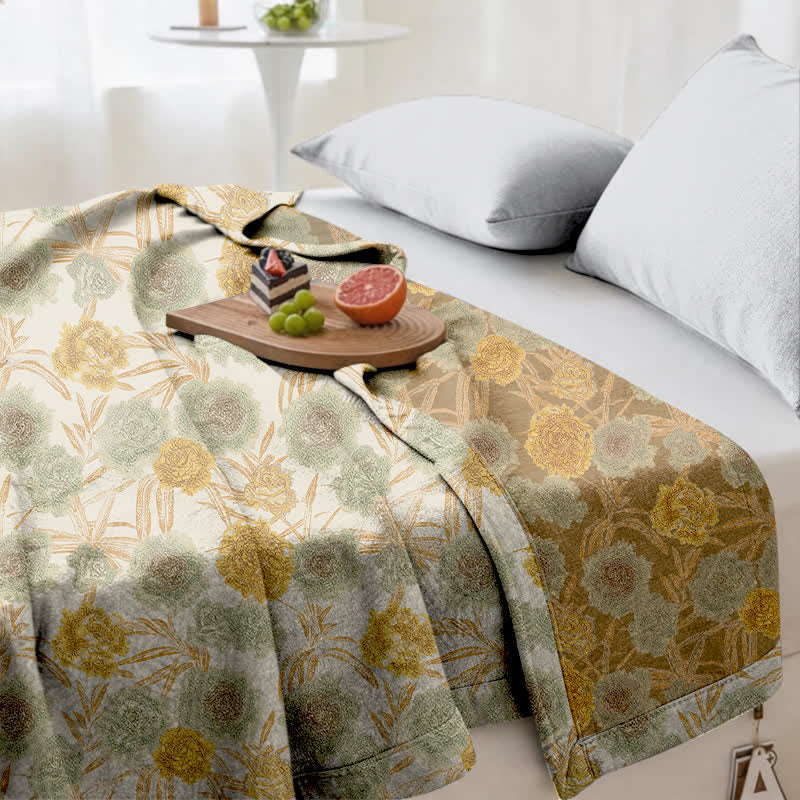 Ownkoti Retro Botanical Cotton Gauze Quilt - image 5