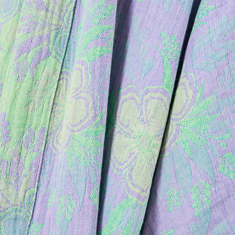 Ownkoti Refresh Floral Double-Gauze Kimono Bathrobe - image 7