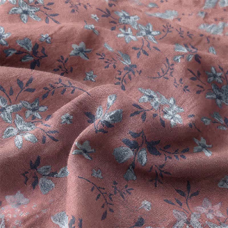 Ownkoti Ditsy Floral Reversible Cotton Gauze Bedspread - image 5