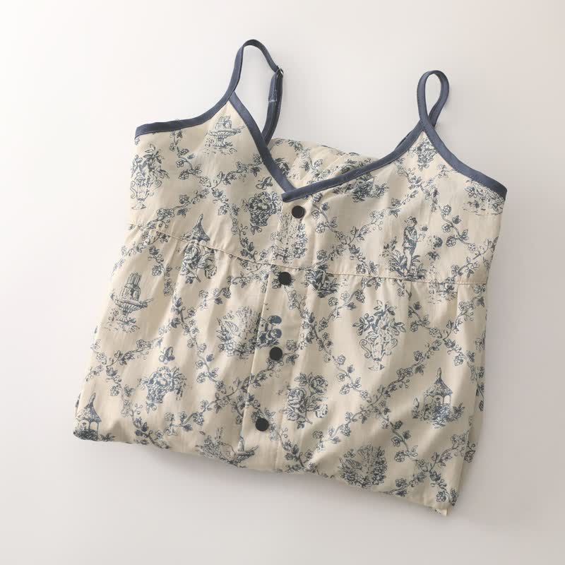 Ownkoti Floral Cotton Camisole Women's Nightgown - image 3