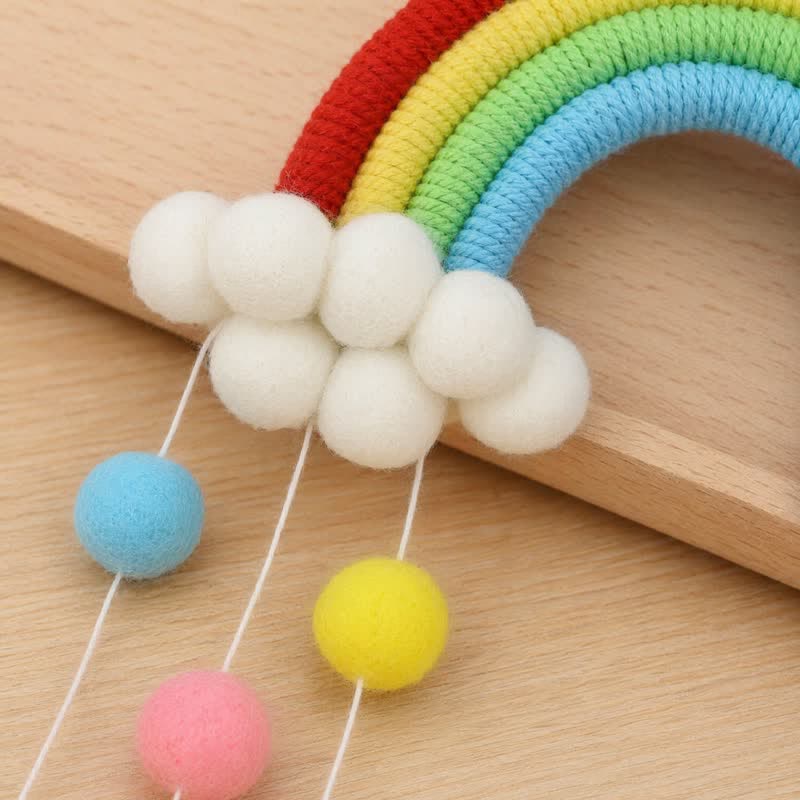 Ownkoti Handwoven Nordic Rainbow Wall Hanging Decor - image 6