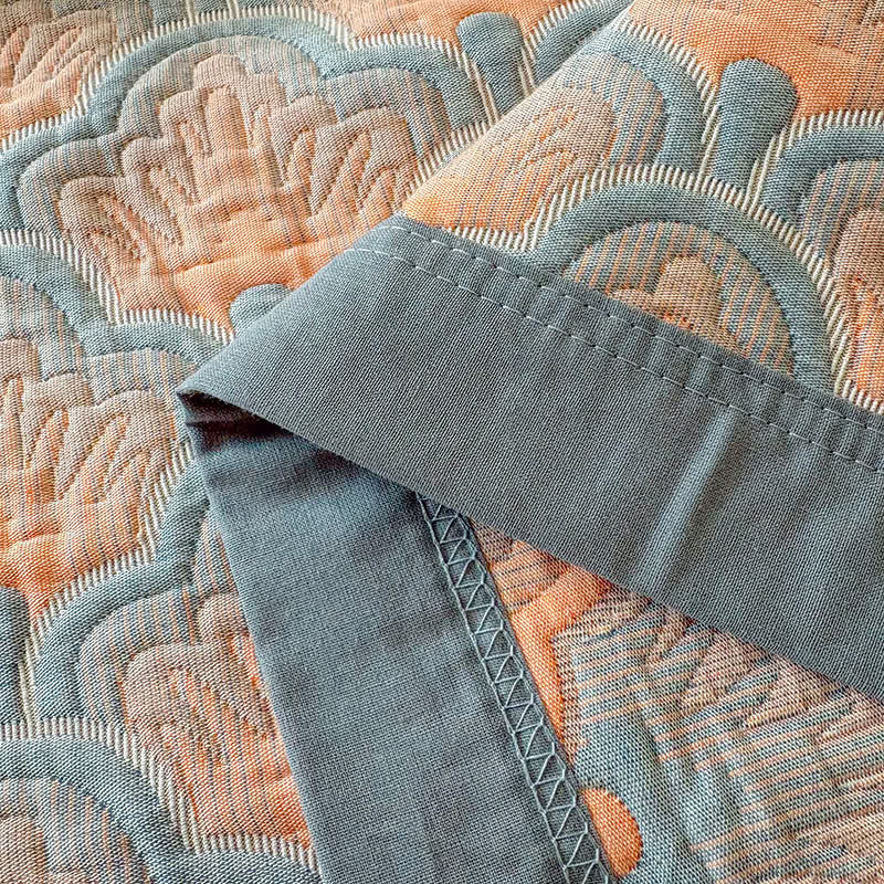 Ownkoti Jacquard Sea Shell 3-Layer Muslin Cotton Quilt - image 11