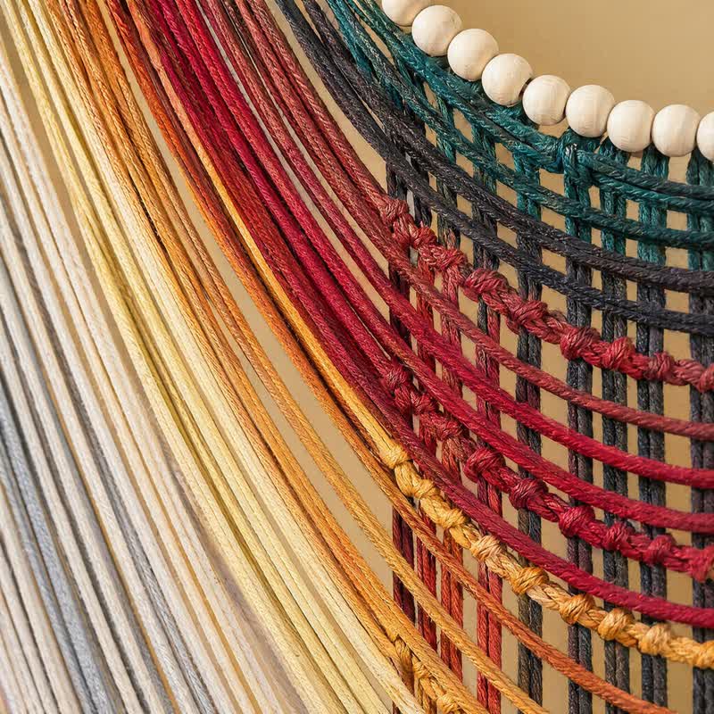 Ownkoti Bohemian Cotton Beaded Wall Hanging Decor - image 5