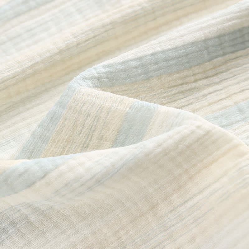 Ownkoti Pastel Stripe Cotton Tiered Cami Nightgown - image 4