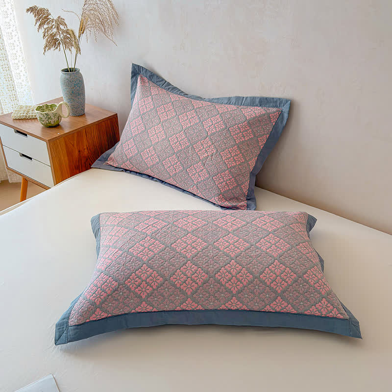 Ownkoti Cotton Gauze Yarn-Dyed Reversible Bedspread Quilt - image 11