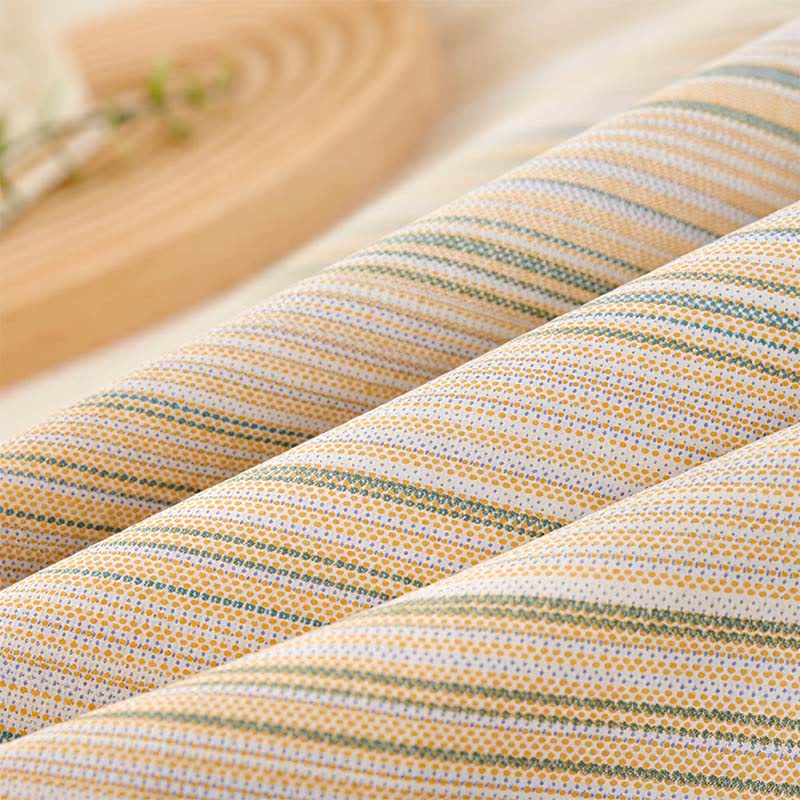 Ownkoti Rustic Cotton Linen Stripe Bedspread - image 3
