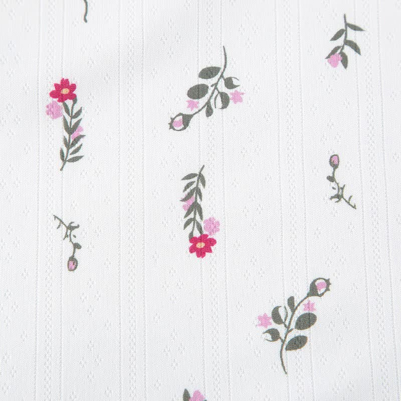 Ownkoti White Floral Sleeveless Lounge Slip Dress - image 10