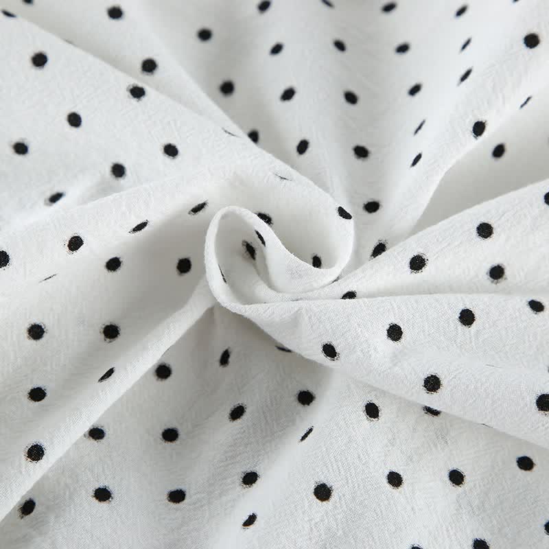 Ownkoti Polka Dot Cotton Kimono Pajama Set - image 10