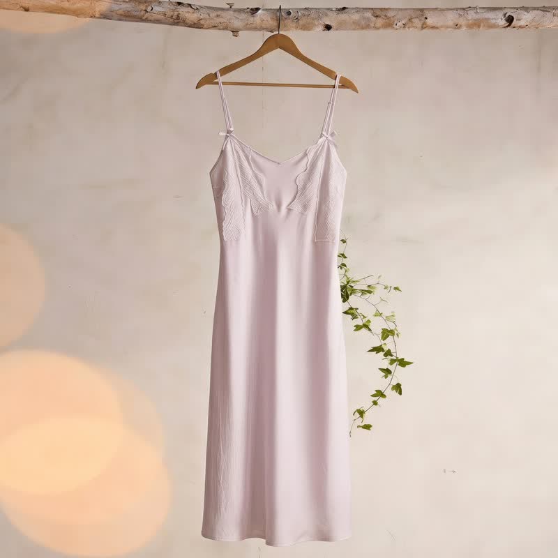 Ownkoti Cotton Lace Cami Slip Night Dress - image 3
