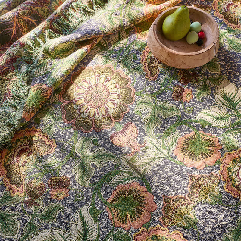 Ownkoti Reversible Floral 4-Layer Cotton Gauze Blanket Quilt - image 6