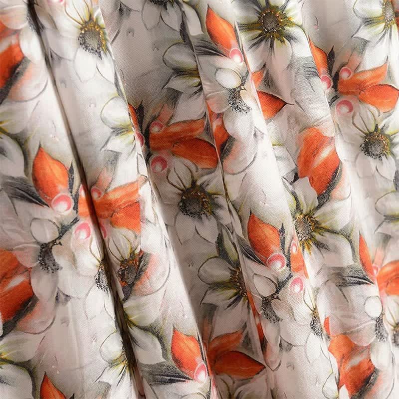 Ownkoti Vintage Floral Cropped Lounge Pants - image 7