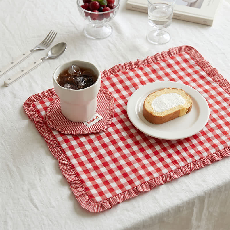 Ownkoti Soft Minimalist Striped Cotton Placemat - image 4