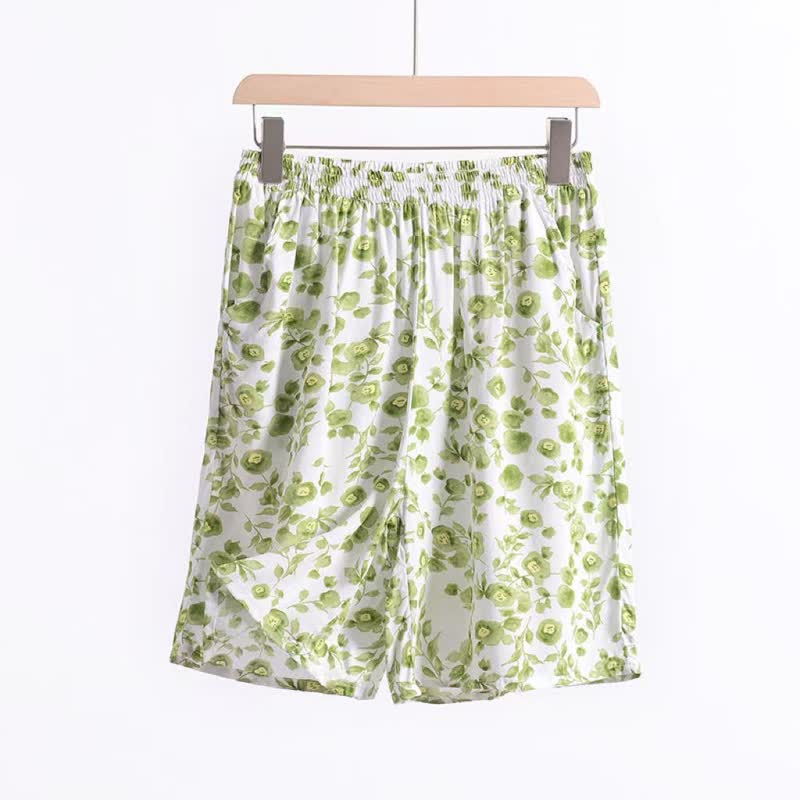 Ownkoti Summer Floral Cotton Lounge Shorts - image 4