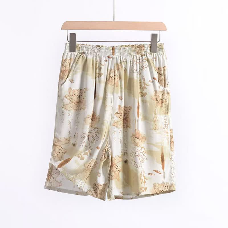 Ownkoti Soft Floral Cotton Lounge Shorts - image 4