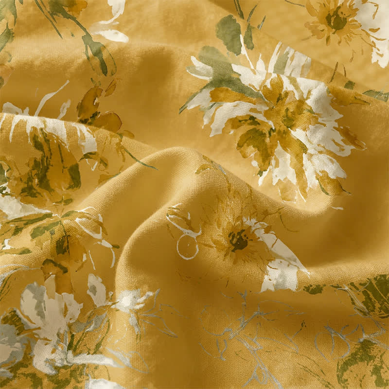 Ownkoti Wildflower Cotton Rustic Bedspread - image 5