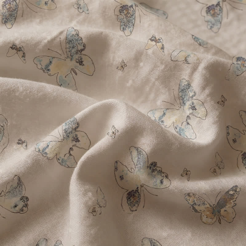 Ownkoti Vintage Cottage Butterfly Cotton Bedspread - image 5