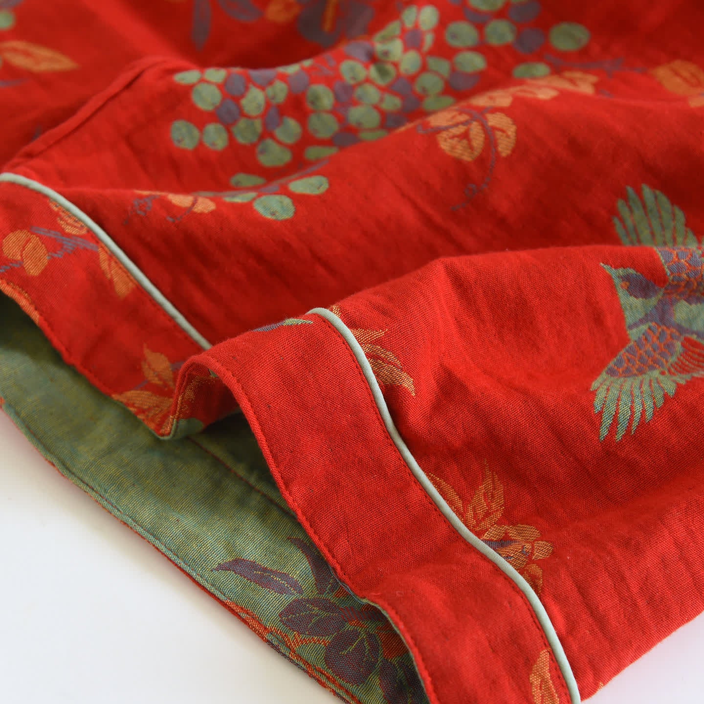 Ownkoti Vintage Bird Floral Cotton Loungewear Set - image 16