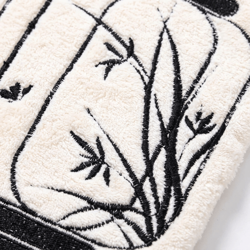 Ownkoti Vintage Bamboo Lantern Hanging Hand Towel - image 4