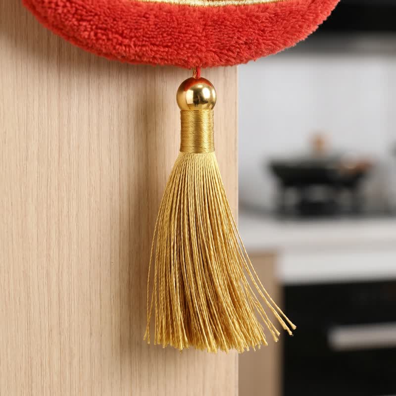 Ownkoti Lunar Red Bamboo Coral Fleece Hand Towel - image 4