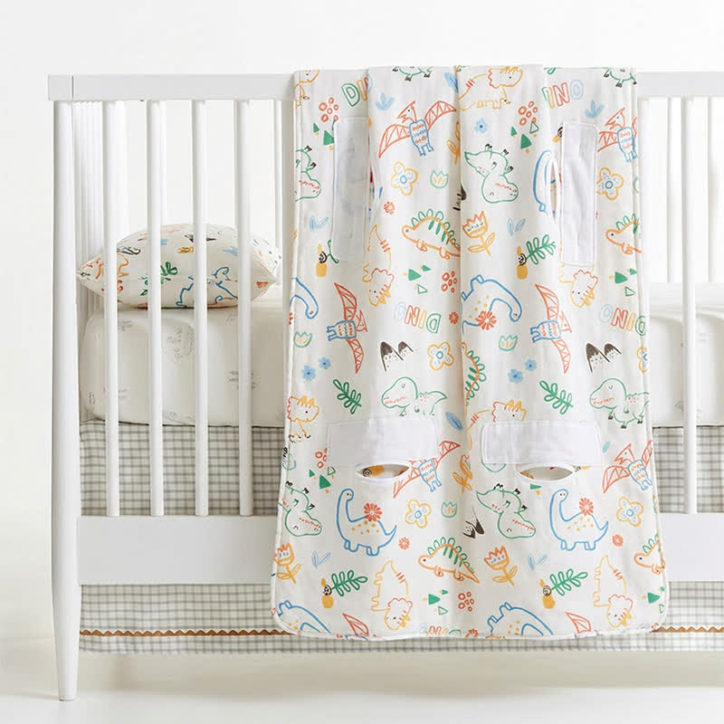 Ownkoti Dino Dreams Cotton Gauze Baby Blanket - image 4
