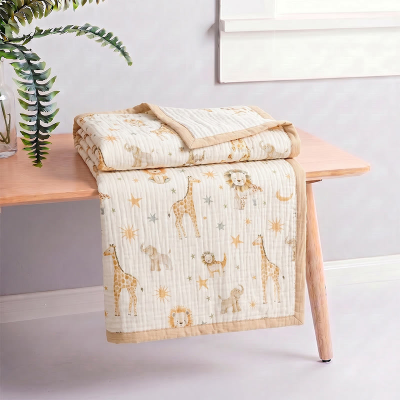 Ownkoti Animal Kingdom Cotton Muslin Blanket - image 6