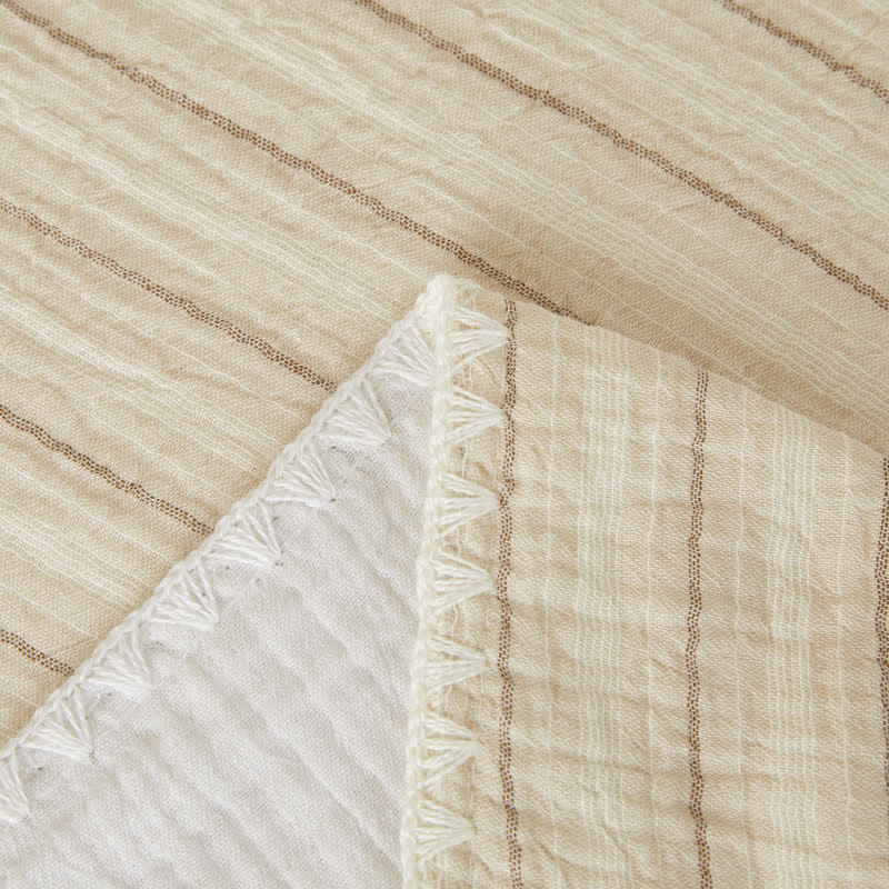 Ownkoti Soft Stripe Reversible Cotton Bedspread - image 34