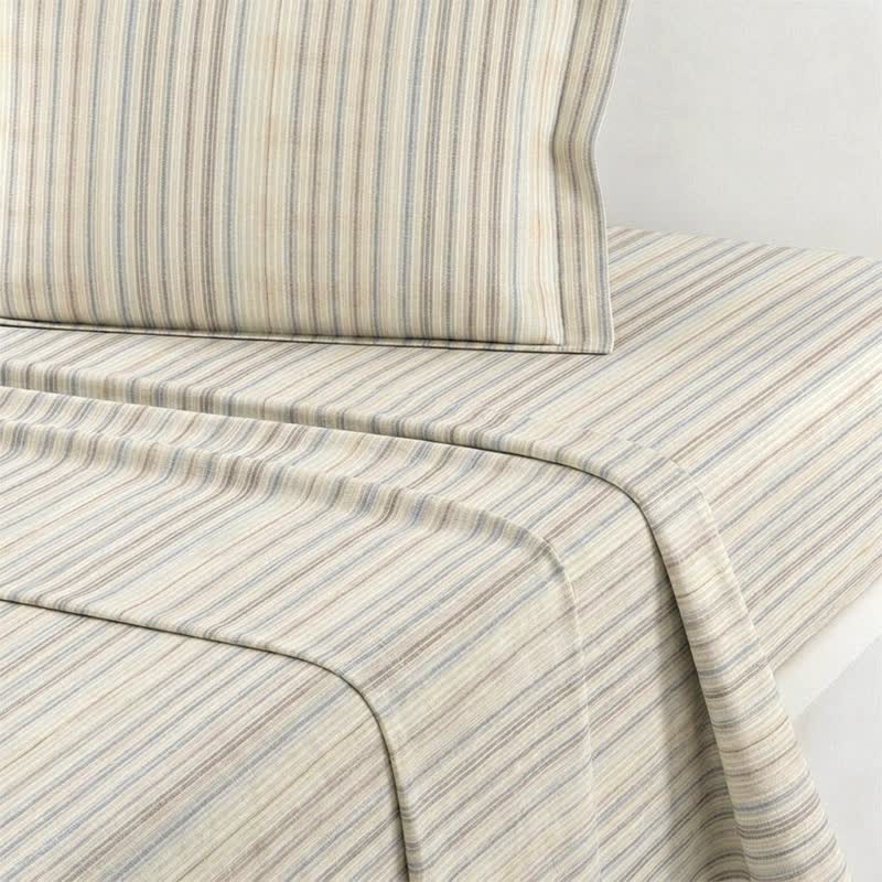Ownkoti Minimalist Fine Stripe Neutral College Bedding Set - image 11