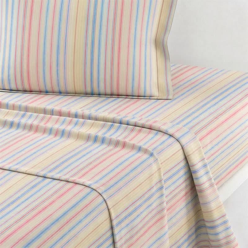 Ownkoti Pastel Pinstripe Minimalist Dorm Bedding Set - image 11
