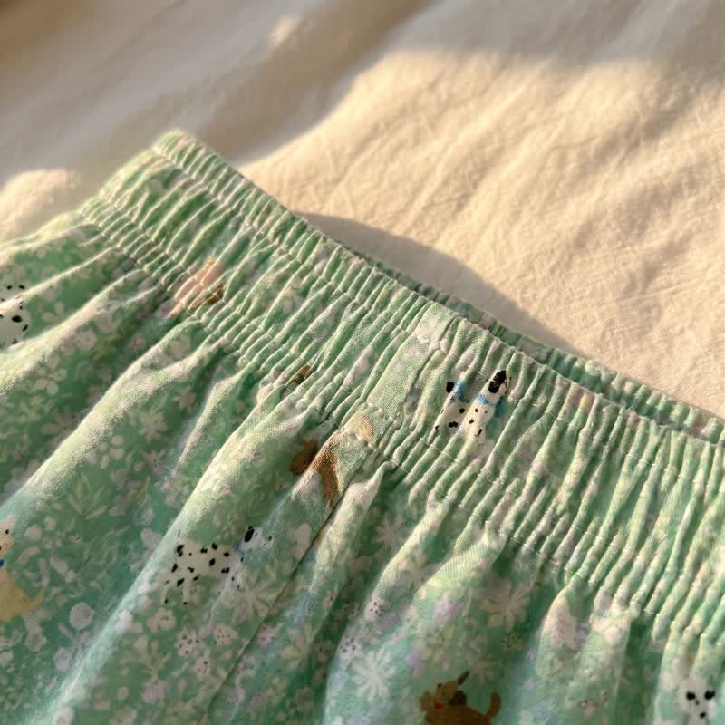 Ownkoti All-Over Dog Print Double Gauze Loungewear Set - image 6