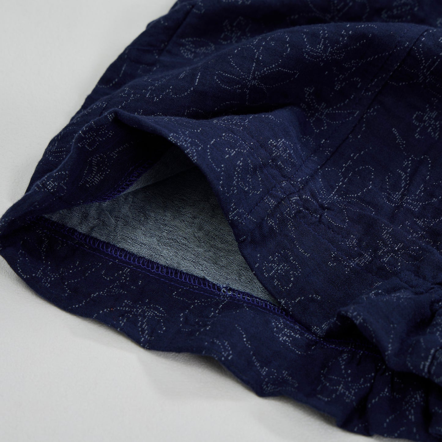Ownkoti Retro Navy Blue Floral Cotton Tank Loungewear Set - image 9