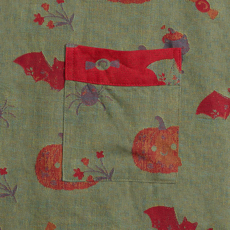Ownkoti Halloween Pumpkin Cat Cotton Kimono Robe - image 11