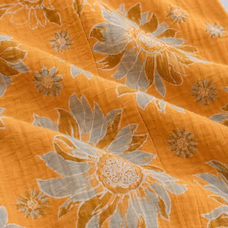 Ownkoti Vintage Sunflower Cotton Lounge Pants - image 7