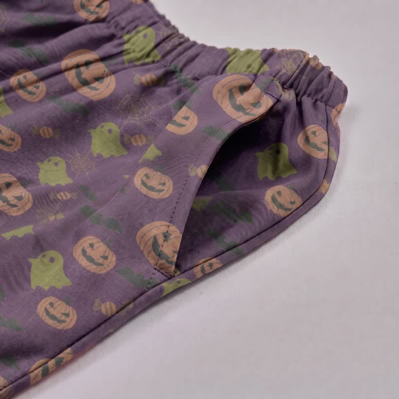 Ownkoti Cute Ghost Pumpkin Cotton Loungewear Set - image 13