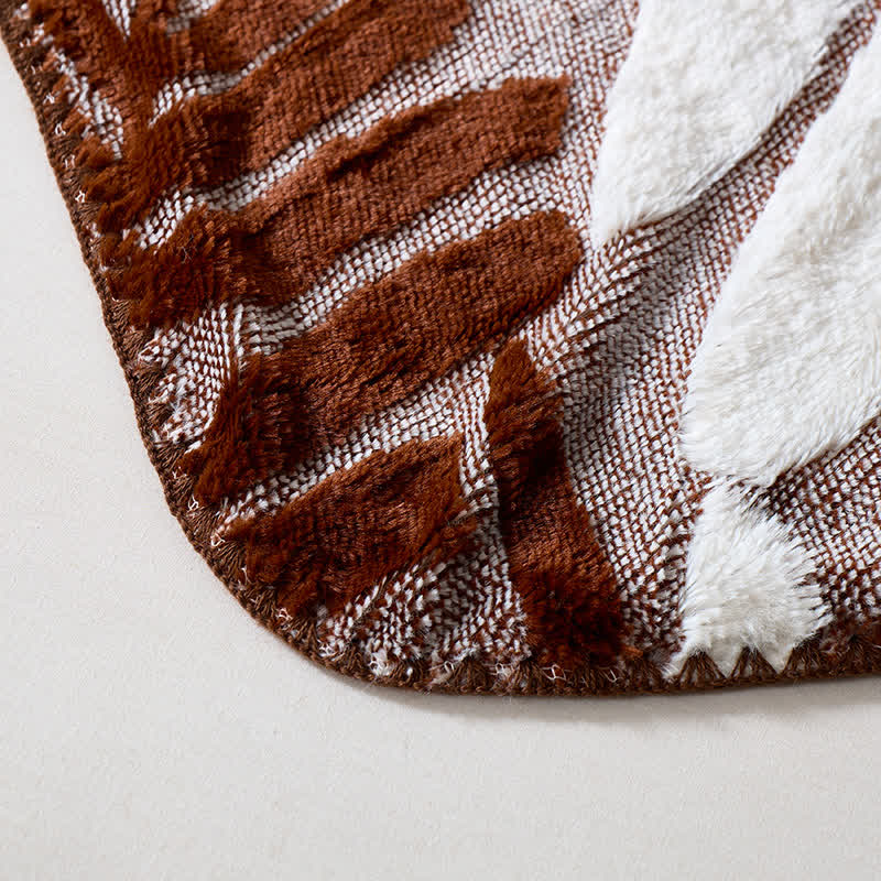 Ownkoti Modern Botanical Fleece Throw Blanket - image 36