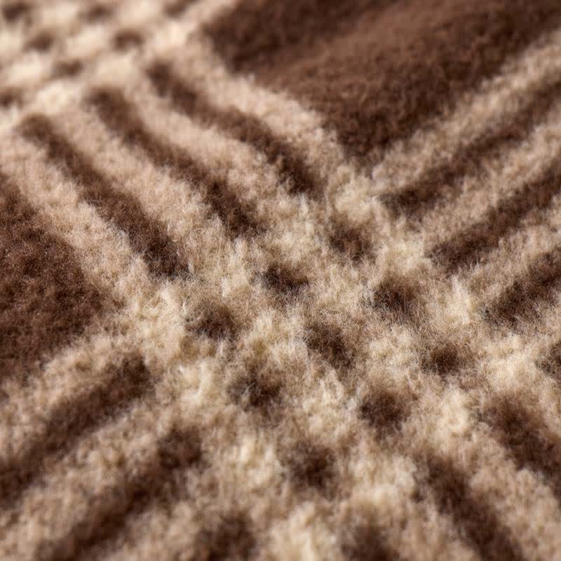 Ownkoti Plaid Grid Plush Fleece Throw Blanket - image 10
