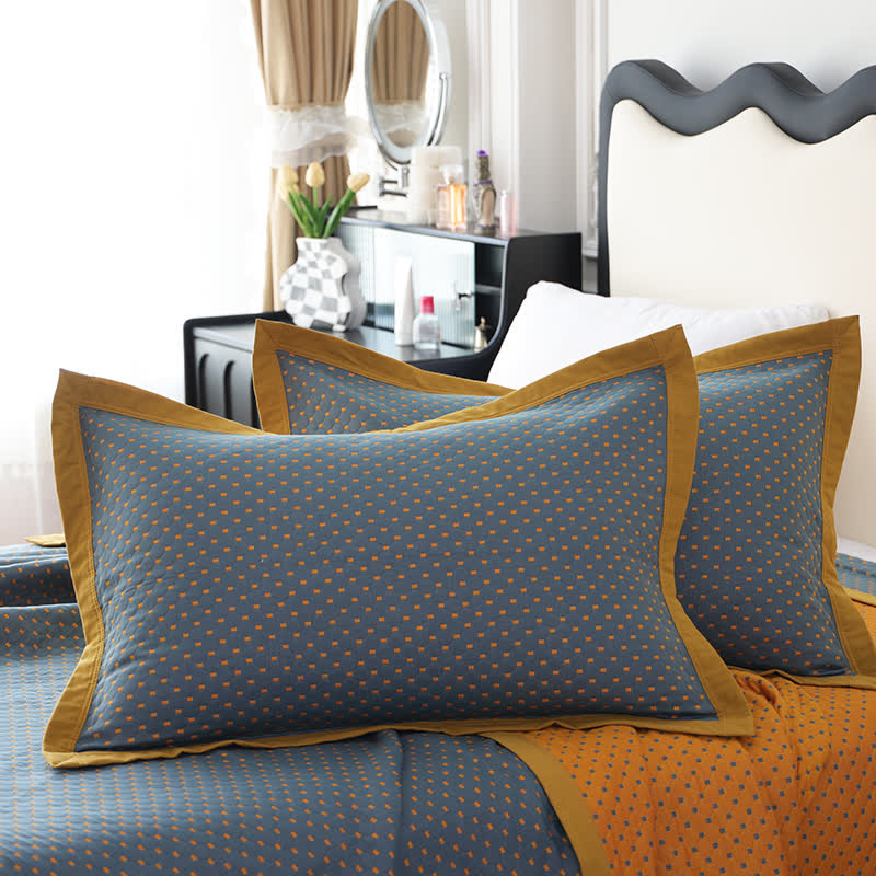 Ownkoti Breathable Soft Cotton Gauze Reverisible Quilt