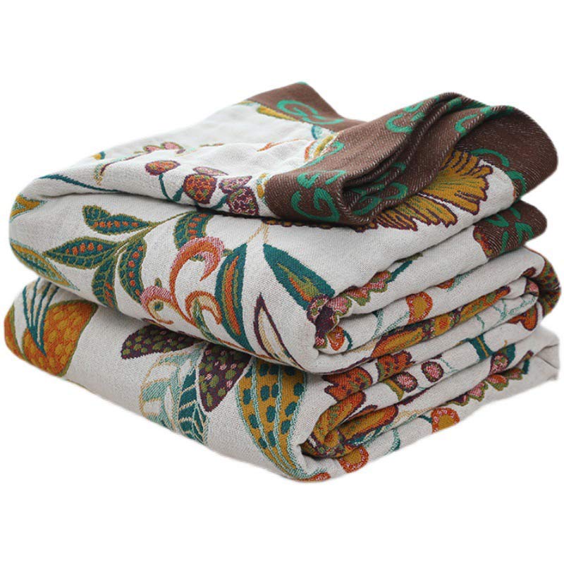 Ownkoti Luxuriant Flower Cotton Reversible Soft Quilt - image 11