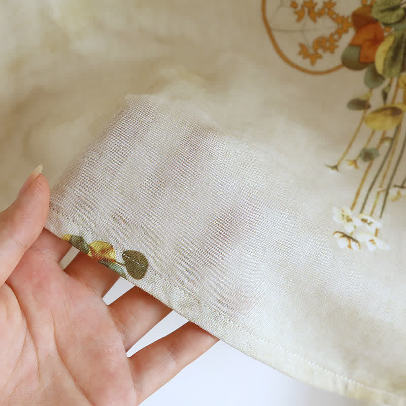 Ownkoti Retro Floral Bamboo Fiber Pajama Set - image 5