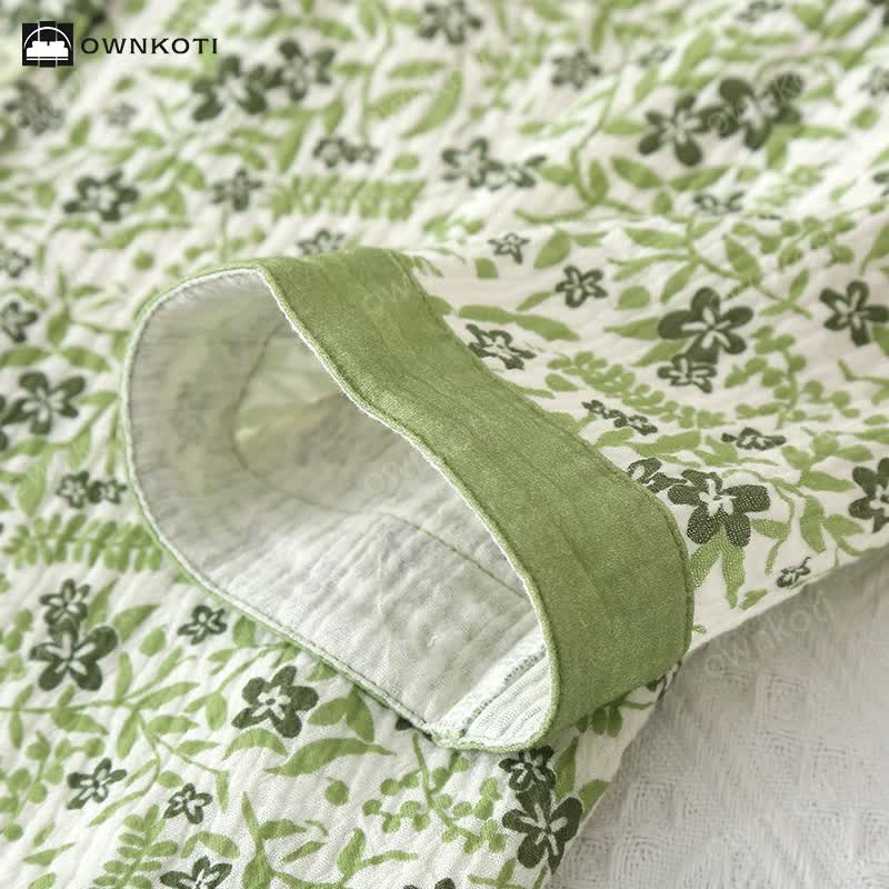 Ownkoti Pastoral Style Floral Cotton Loungewear Set - image 5