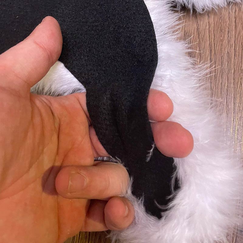 Ownkoti Aunt Bethany's Fried Cat Decorative Fur Trimmed Rug - image 9