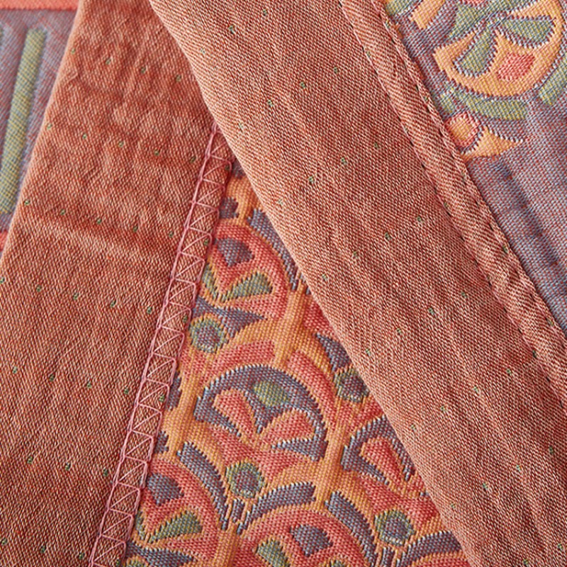 Ownkoti Colorful Square Pattern Cotton Reversible Quilt - image 6
