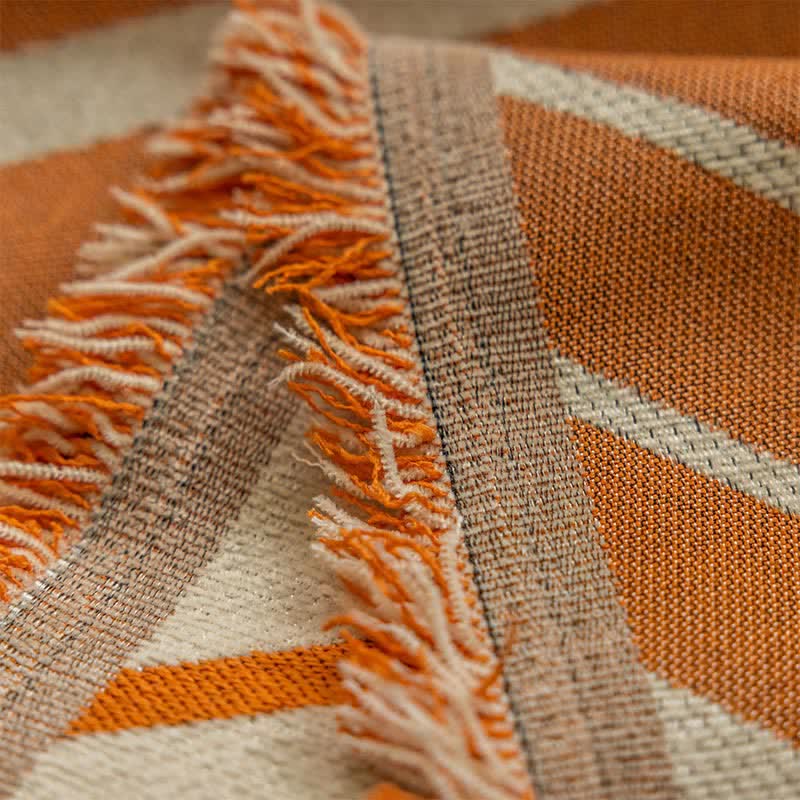 Ownkoti Diamond Stripe Multifunctional Blanket Sofa Protecto