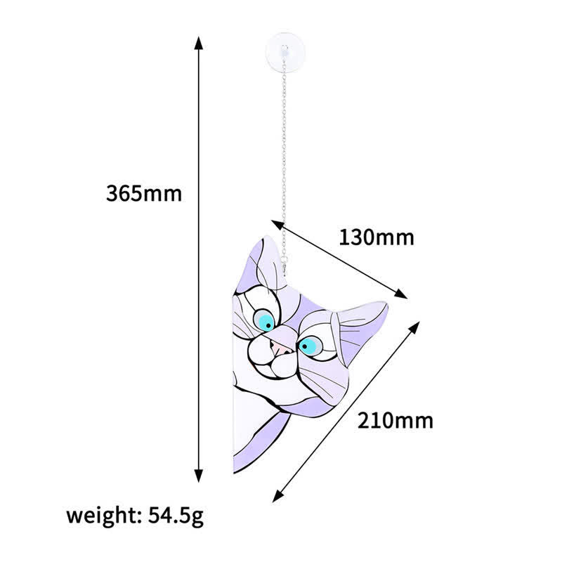 Ownkoti Stain Cat Suncatcher Window Ornament (Buy One Get One Free) Decor Ownkoti 11