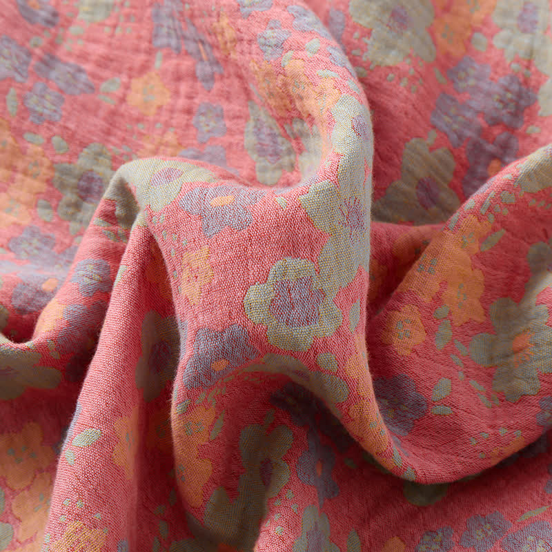 Ownkoti Cotton Gauze Short Sleeve Pajama Set(3PCS)