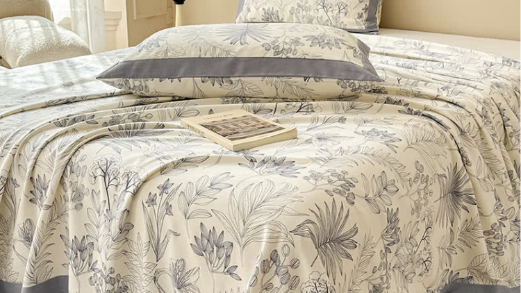 Pure Cotton Pastoral Style Luxurious Coverlet