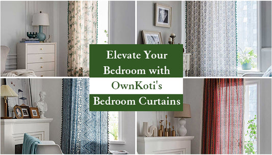 Elevate Your Bedroom with OwnKoti's Bedroom Curtains