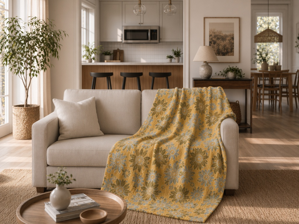 How to Style a Throw Blanket on a Couch: Choosing the Right Blanket and Color Pairing Tips